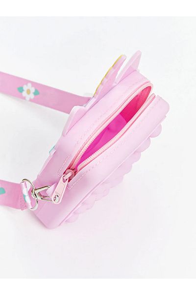 LC Waikiki ACCESORII LCW Geantă de cruce Pop It pentru fete cu imprimeu roz
