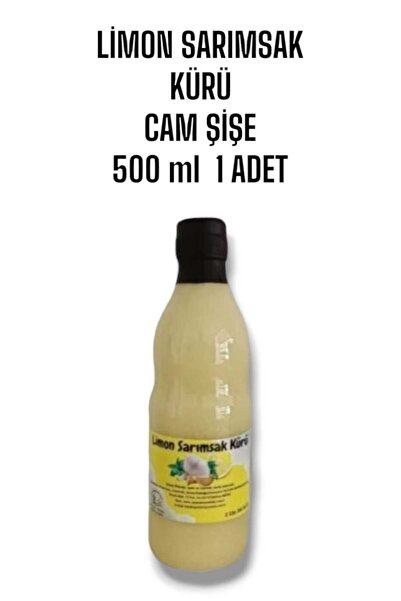 elimden Limon Sarımsak Kürü % 100 Ev Yapımı Cam Şişe (500 ML X 2) (2 ADET)