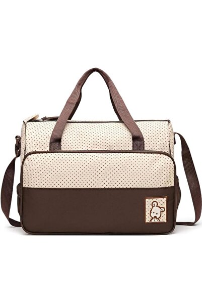 erorex 5Pcs Totes Infant Nappy Changing Multifunction Diaper Messenger Hospital Maternity Polyester Bag Set