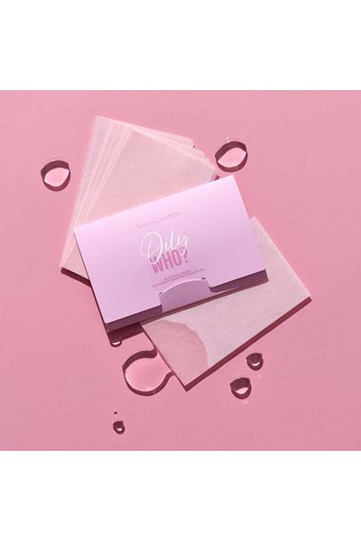 Beauty Creations Servetele pentru fata anti-sebum Beauty Creations Oily Who? Blotting Paper Original Pink