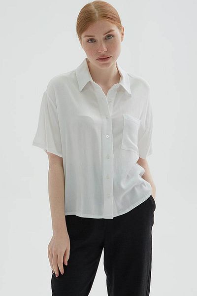 Fashion Friends Cămașă Crop Ecru pentru damă 25Y0515K1