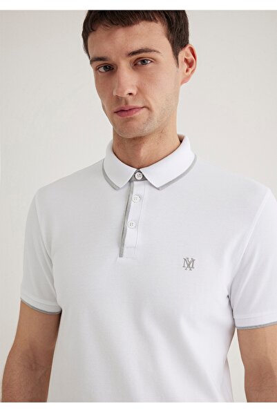 Mavi Поло з коміром, вузький крій, чоловіча футболка