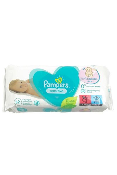 Pampers Șervețele umede Baby SENSITIVE 52BUC