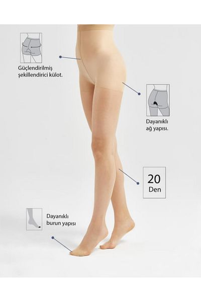 ZvM 5 Pairs 20 Den Black Pantyhose
