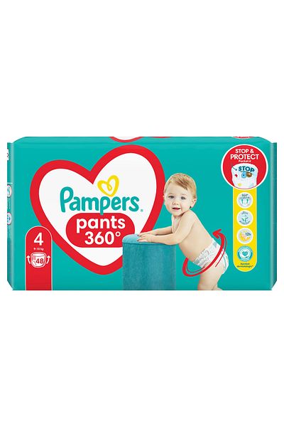 Pampers PANTALONI Scutece NR.4 9-15KG 48BUC