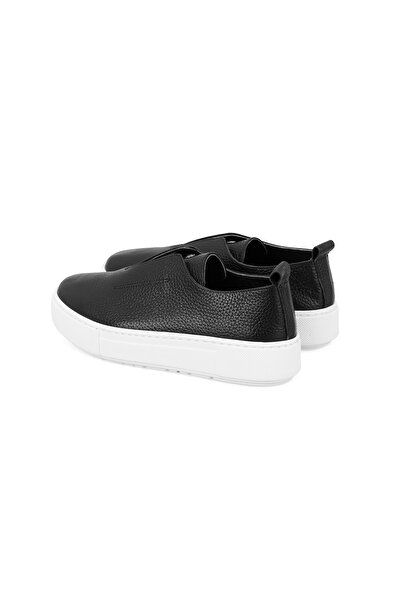 Desa Women's Black Leather Sports Shoes