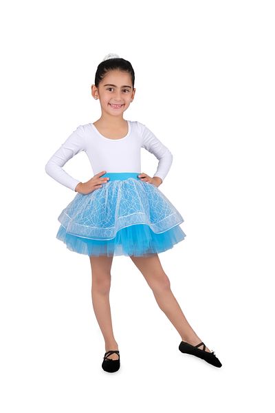 LULLY KİDS Fusta tutu cu detaliu din tul și panglică pentru fete Lully Kids