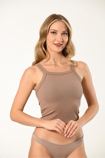 NUİTAMORE Nuitamore Halter Neck Padded Crop Athlete Tank Top
