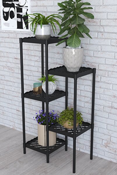 Mgr Office 5 Raflı Dekoratif Amaçlı Ayaklı Saksılık Çiçeklik Saksı Standı