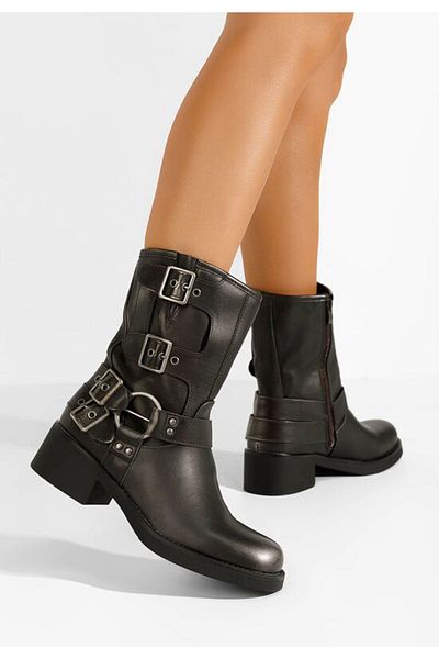 B T Shoes Women's high boots Karmela gray