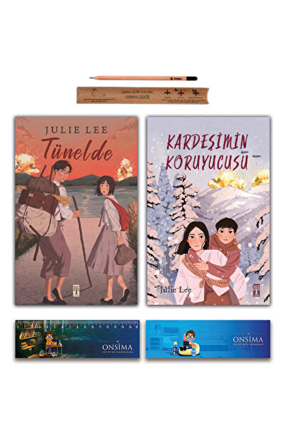 Genç Timaş Tünelde - Kardeşimin Koruyucusu Set 2 Kitap - Julie Lee