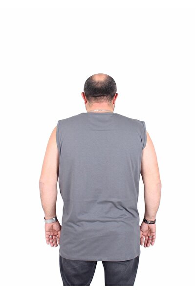 Starbattal Oversize Printed Sleeveless T-Shirt Denim 25154 Fume