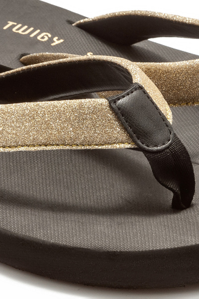 Twigy Angelina-2 Women's Slippers - Gold 35/40
