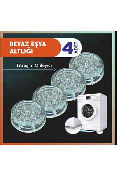 Hayveys home 4 bucăți suport pentru produse albe picior pentru mașină de spălat vase frigider anti-vibrații