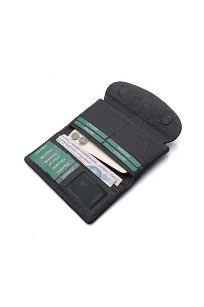 Westpolo Women's Genuine Leather Wallet Portfolio