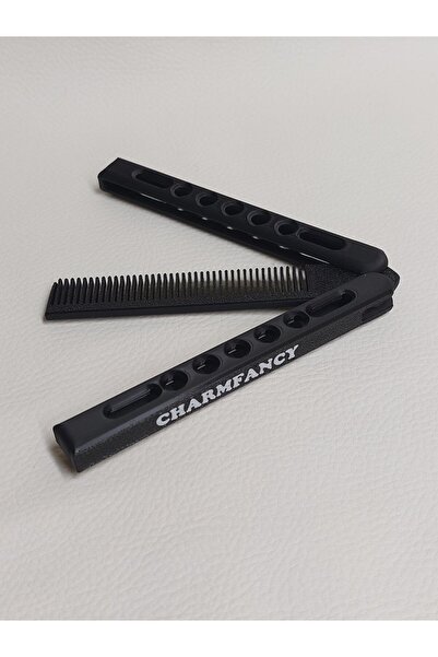 CharmFancy Kelebek Tarak Kelebek Bıçağı Şeklinde Plastik Tarak Stres Tarağı