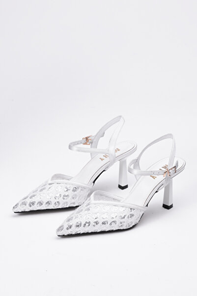 Tasarım Сім-вишивка, блискучі паєтки, гострий носок, тонкий каблук, елегантні та вишукані вечірні туфлі