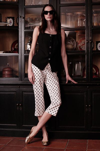 Naramaxx Score Pattern Capri Length Pants