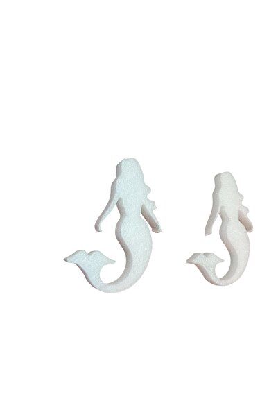 strafor parti dünyası strafor mini pasta süsleri deniz kızı 6 cm 2 adet