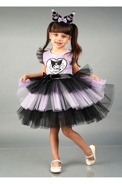 NO NAME Kuromi Sequin-Crown Birthday Princess Dress