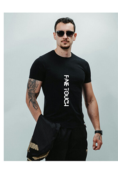 Fine Touch Short Sleeve Comfort Basic Skin Friendly, Breathable, Printed T-Sh...