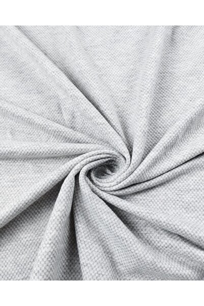 Kumaş Parça Тонке плетиво сірого кольору, ширина 170 см, довжина 345 см