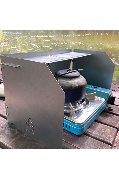 Kamp Ayısı Kamp Ayısı® WindShield™ Katlanır Metal Rüzgarlık: Portatif Rüzgar ...