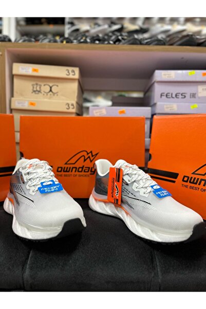 Owndays M-5255 White-Black Men's Sports Shoes