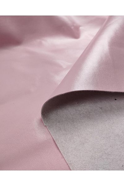 Kumaş Parça Tok Δερμάτινο σε Ροζ Χρώμα Πλάτος 140 cm x Μήκος 110 cm
