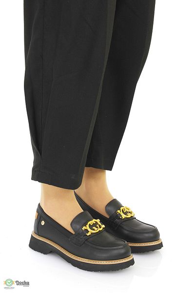 Mammamia Women's Genuine Leather Laceless Loafer Orthopedic Shoes M26Ya3685