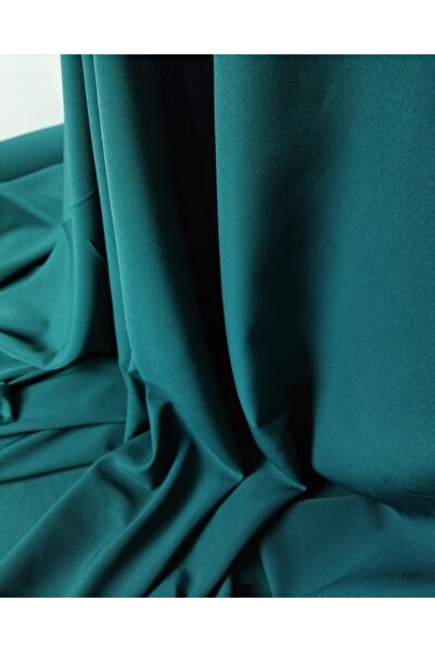 Kumaş Parça Темно-зелений креп, ширина 140 см, довжина 285 см