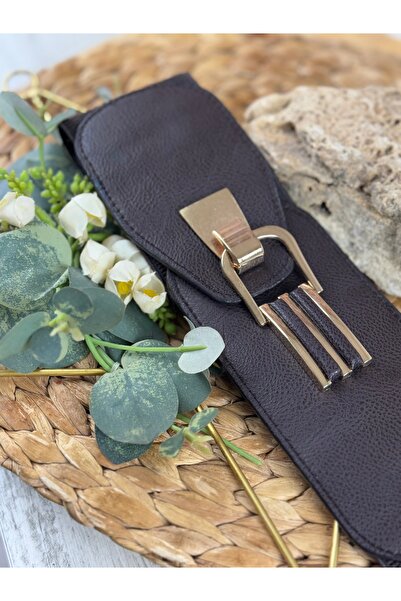 SEDEF TAKI Gold tokalı lastikli kemer