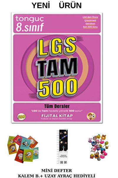 Tonguç Yayınları Tonguç Lgs Tam 500 Soru Bankası Yeni Ürün (UZAY A+MİNİ D.+KA...