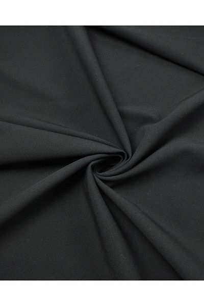 Kumaş Parça Tok Crepe σε μαύρο χρώμα Πλάτος 140 cm x Μήκος 230 cm