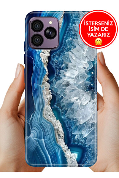 HİKİNG A41 Kılıf Desenli Baskılı TR-Üretim Kapak Silikon OttoMarble