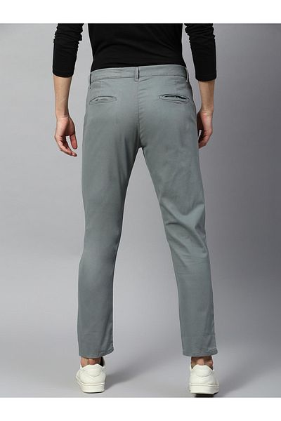 Dennis Lingo By Styli Ankle Length Tapered Fit Trousers