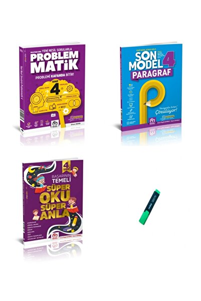 Model Eğitim Yayınları 4. Sınıf Süper Turbo Tüm Dersler Problemmatik ve Son M...