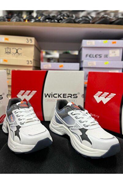 Wickers Wickers 2775 White-Dark Blue Men's Sports Shoes