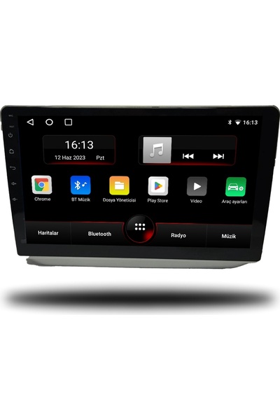 Red Hat Skoda Fabia Uyumlu Android Carplay Multimedya 2008-2014 6gb Ram + 128...