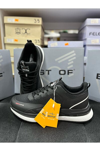 Best Of Bst-644 Black-White Men's Sports Shoes