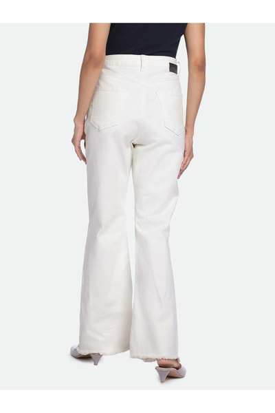 Dennis Lingo By Styli Bootcut High-Rise Clean Look Stretchable Jeans