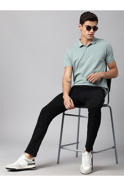 Dennis Lingo By Styli Dennis Lingo Men Mid-Rise Comfort Slim Fit Chinos Trousers