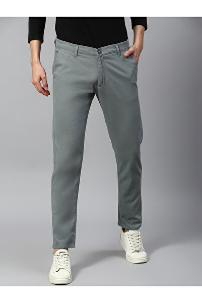 Dennis Lingo By Styli Ankle Length Tapered Fit Trousers