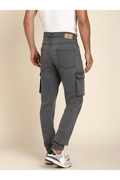 Dennis Lingo By Styli Light Wash Cargo Jogger Jeans