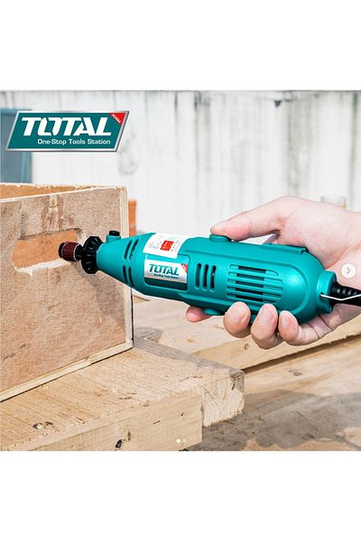 TOTAL Electric Multi-Tool Combo 130W + 100 Accessories