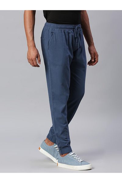 Dennis Lingo By Styli Cotton Tapered Fit Joggers Trousers