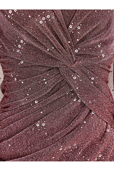 Styli Embellished Front Cape Maxi Dress