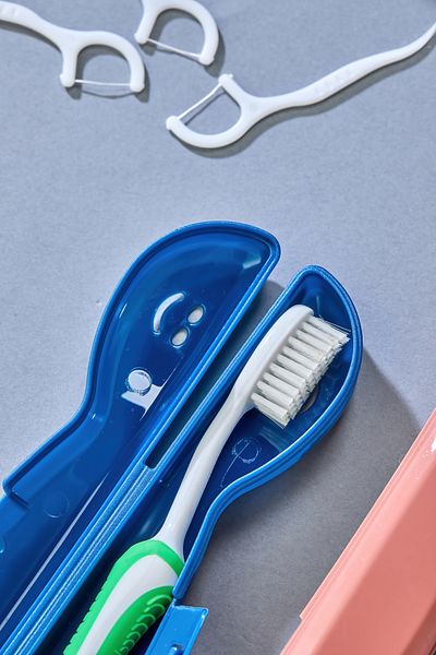 ALP HOME 6Pcs Travel Type Toothbrush Container, Hygienic Storage Box