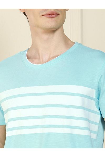 Dennis Lingo By Styli Striped Short Sleeve T-shirt