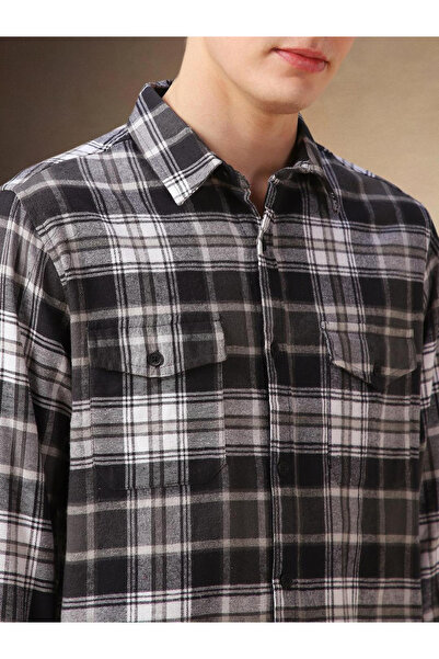 Dennis Lingo By Styli Checked Long Sleeves Casual Shirt